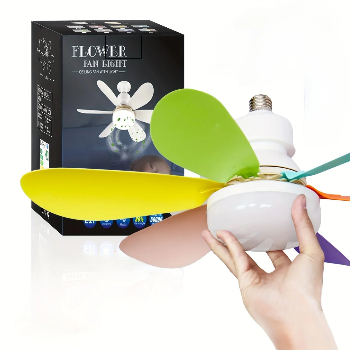 Ceiling Fan Light with Remote,