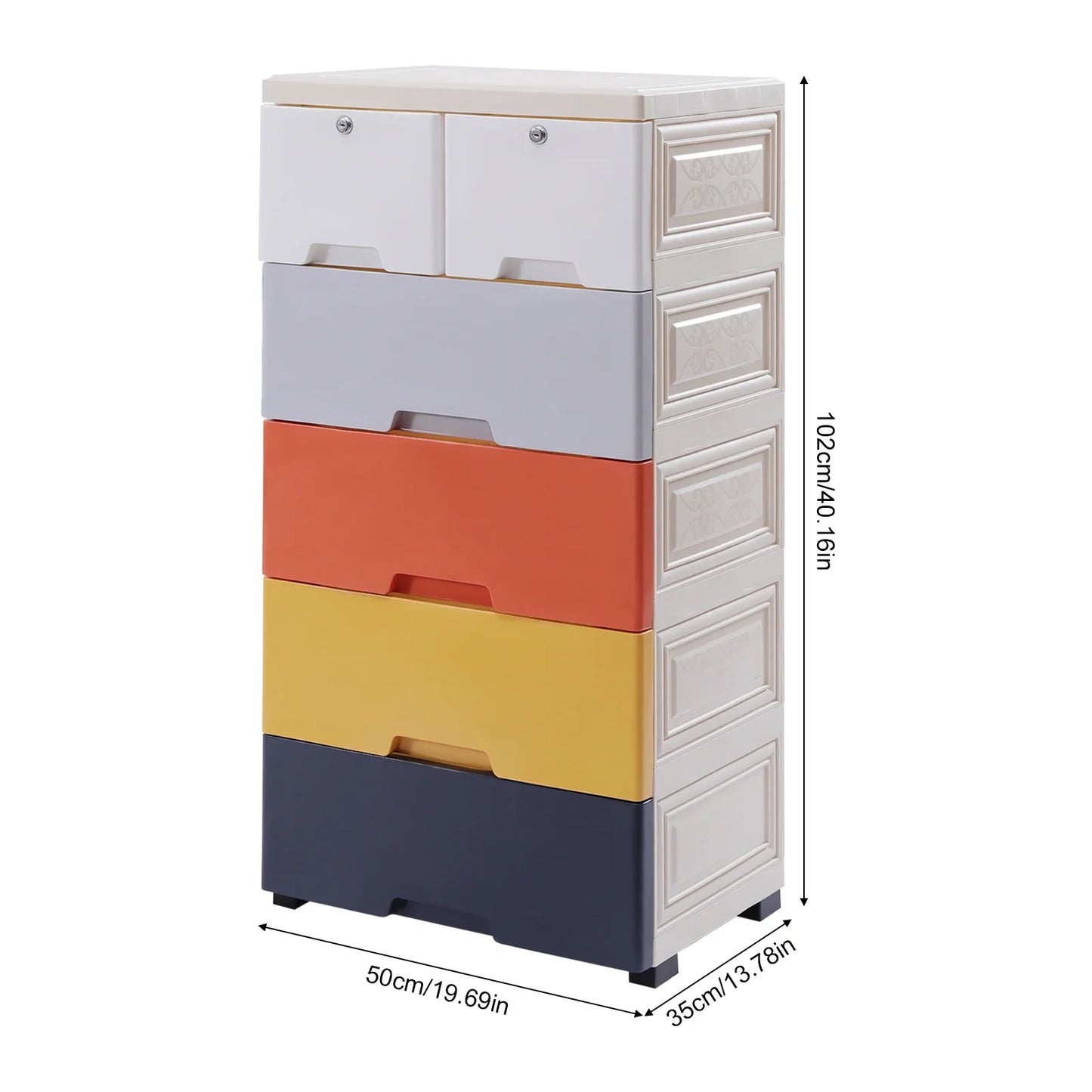 5-Tier Dresser Drawer
