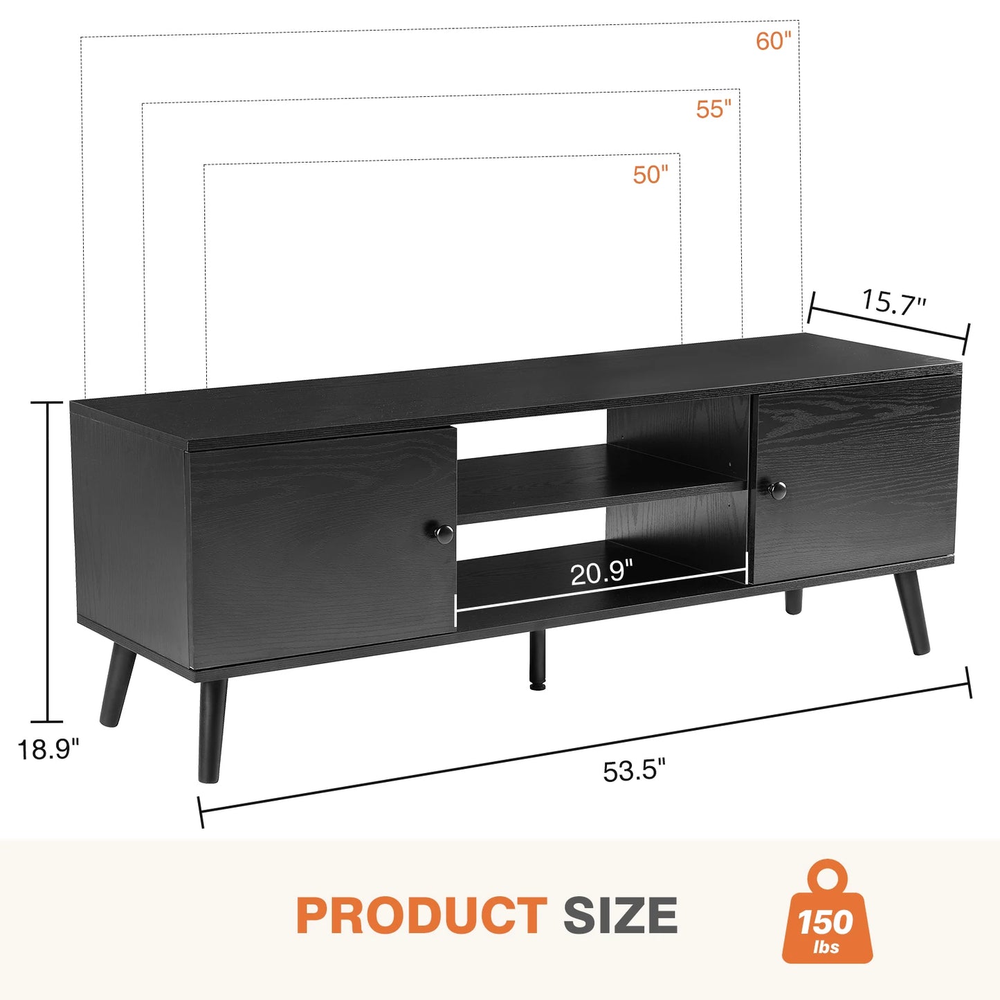 Tv Stand For Up To 60 Inch TV Entertainment