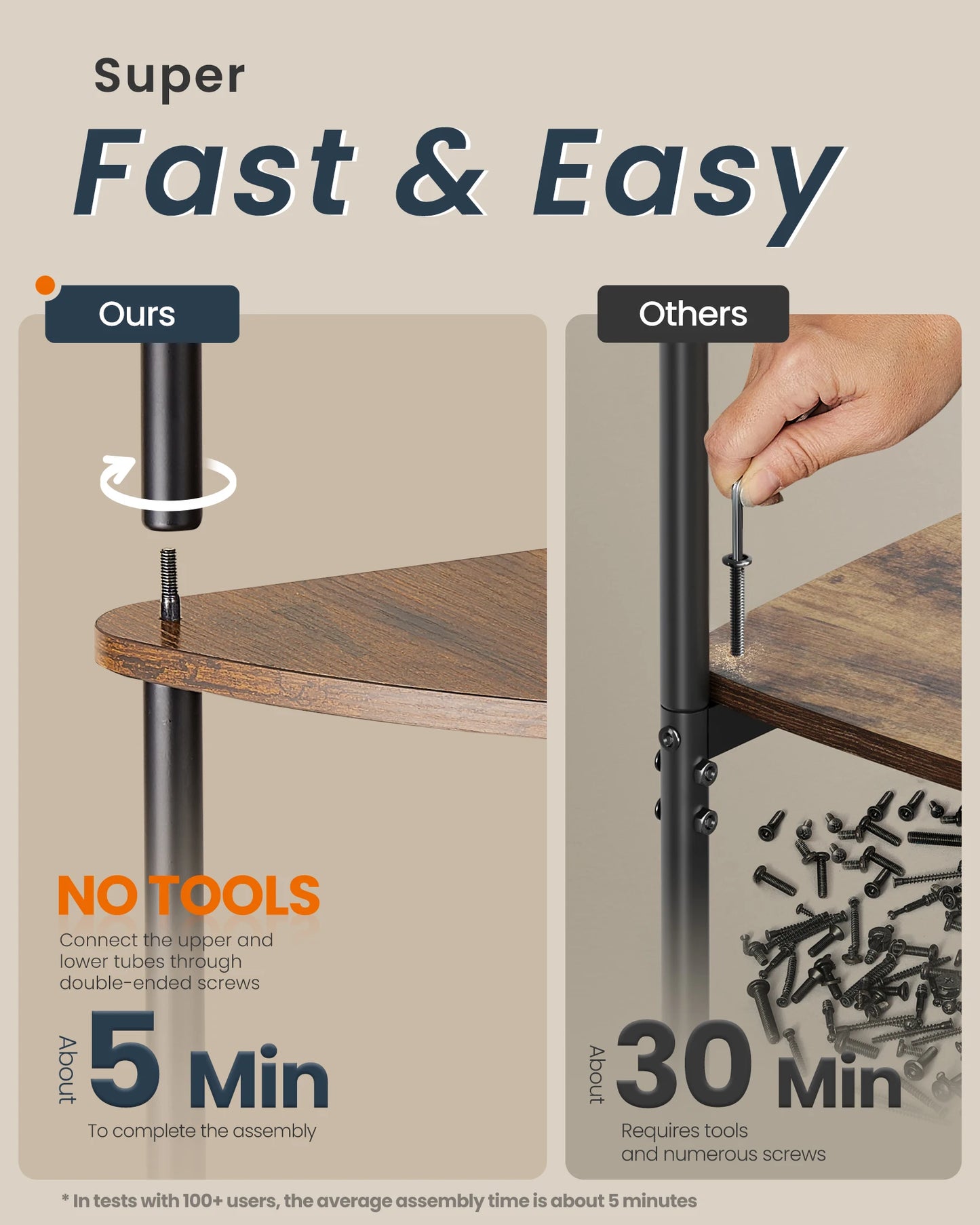 Corner Shelf Stand, 5-Tier