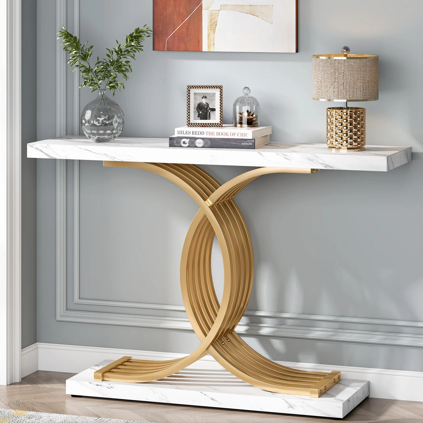 Entryway Table, Modern 39-Inch Console