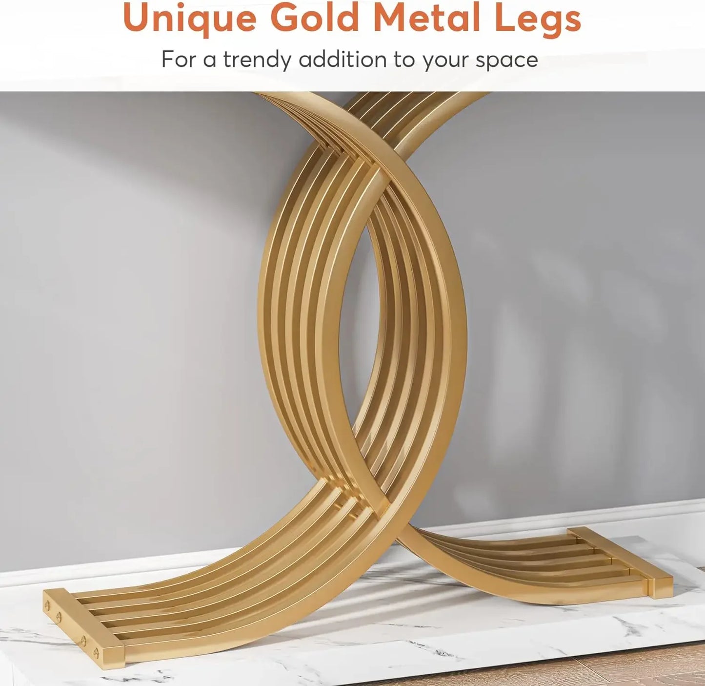 Entryway Table, Modern 39-Inch Console