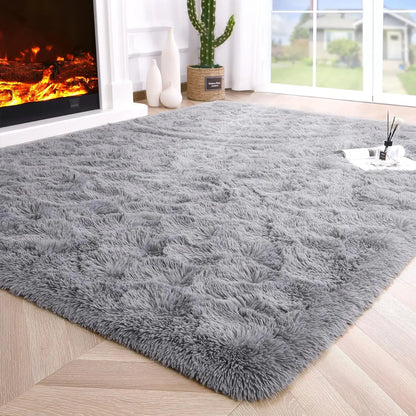 Fluffy Fuzzy Non Slip Area Rug