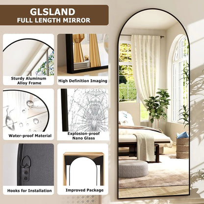 Full Length Mirror- Extra Large for Bedroom, Living Room, Bathroom