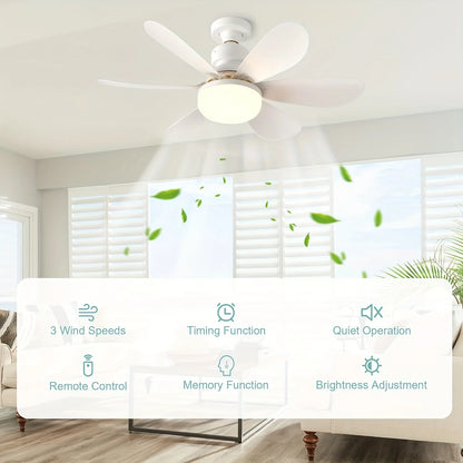 Ceiling Fan Light with Remote,