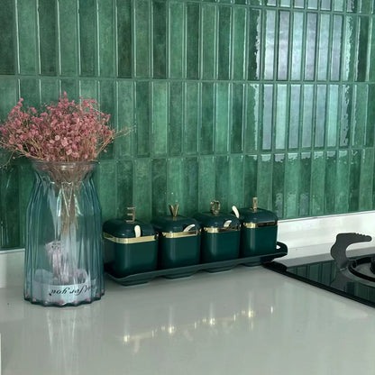 Waterproof and Anti-oil Peel-and-Stick Wall Tiles