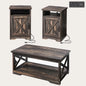 3-Piece Farmhouse Coffee and end tables