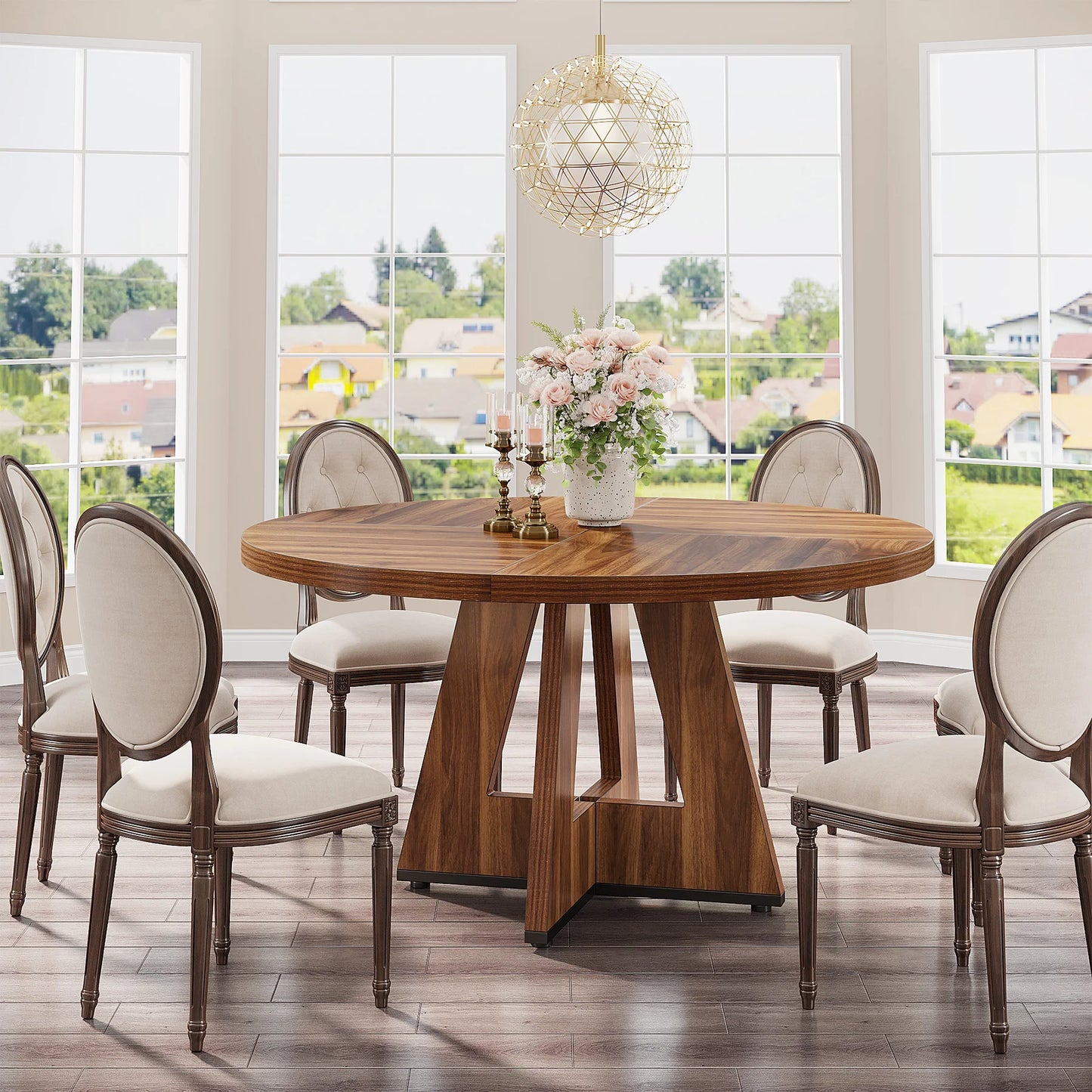 Round Dining Table Farmhouse