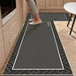 Kitchen Carpet Non-slip Oil-proof Rug Waterproof Leather Floor Mat