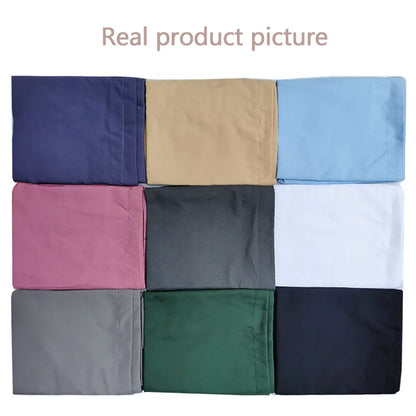 Cotton Fitted Sheet with Elastic Bands Non Slip Adjustable Mattress Cover