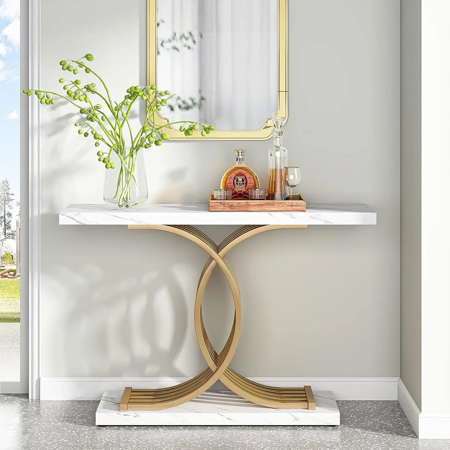 Entryway Table, Modern 39-Inch Console