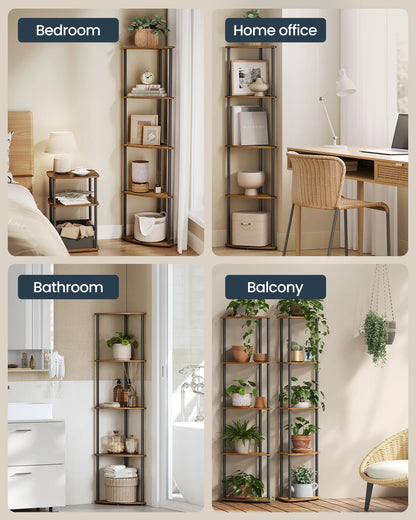 Corner Shelf Stand, 5-Tier