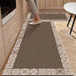 Kitchen Carpet Non-slip Oil-proof Rug Waterproof Leather Floor Mat