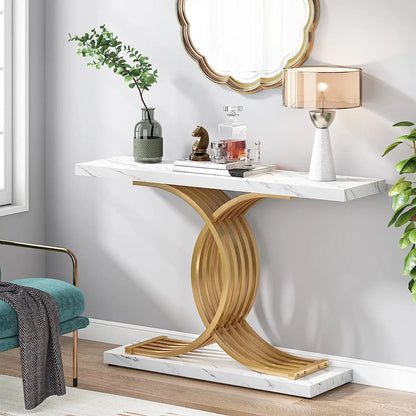 Entryway Table, Modern 39-Inch Console