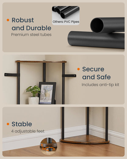 Corner Shelf Stand, 5-Tier