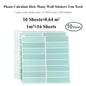 Waterproof and Anti-oil Peel-and-Stick Wall Tiles