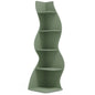 Modern 5-Tier Wall Corner Bookshelf,