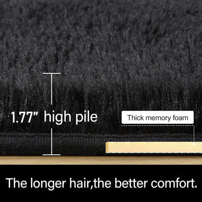 Fluffy Fuzzy Non Slip Area Rug