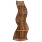 Modern 5-Tier Wall Corner Bookshelf,